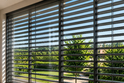 BSO brise-soleil orientable contre la chaleur Brise-soleil orientable permettant de doser lumière et chaleur